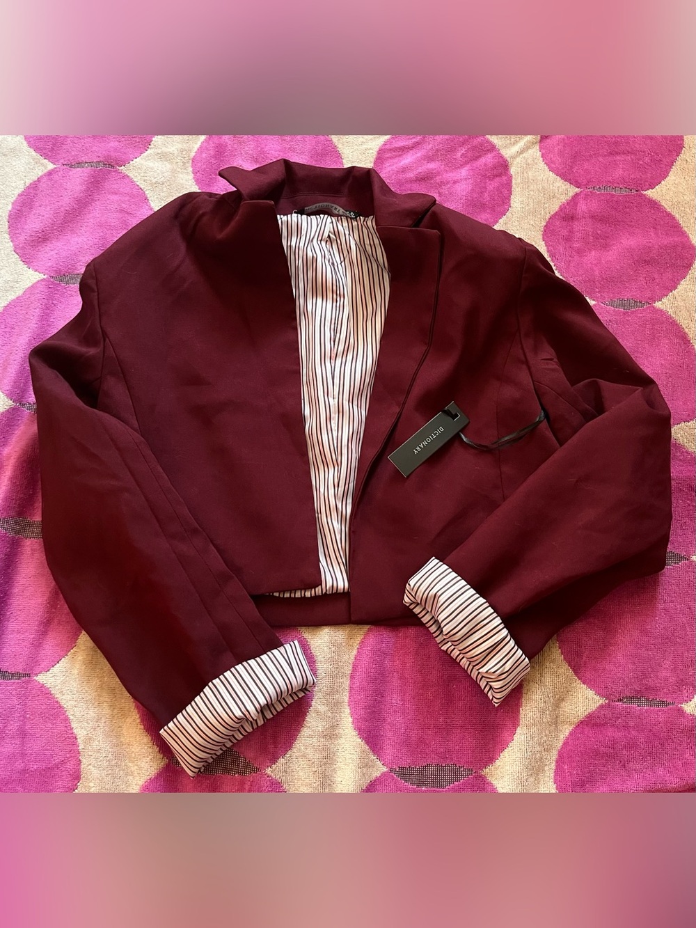NWT Cropped Open Blazer sz Small